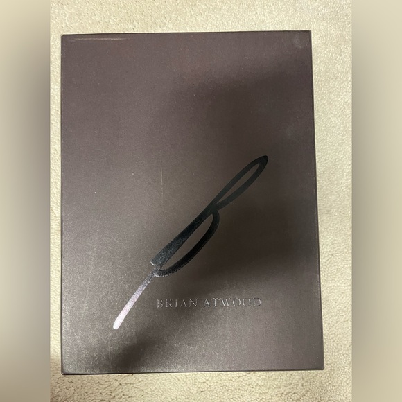 B Brian Atwood Langden Gladiator Caged Heels Black Size 8.5 - Picture 12 of 12